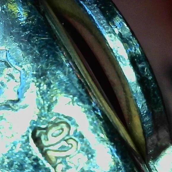 Chanel Sterling Silver Logo Engraved‎ Half Hoop Clip On Earrings Authenticated - Picture 9 of 16